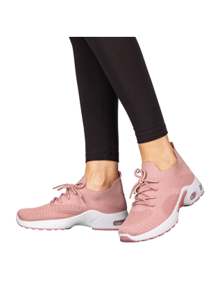 Дамски спортни обувки розови  от текстилен материал  Fepa - Kalapod.bg